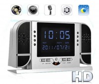 Kamera v budiku s LCD + detekce pohybu + noční IR LED