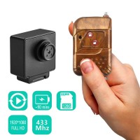Knoflíková kamera Mini FULL HD-Video/Audio + dálkové ovládání