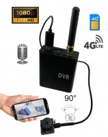 Knoflíková kamera FULL HD s 90° úhel + audio - LIVE přenos