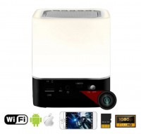 Kamera v lampě stolní FULL HD s Wifi P2P + RGB barvy